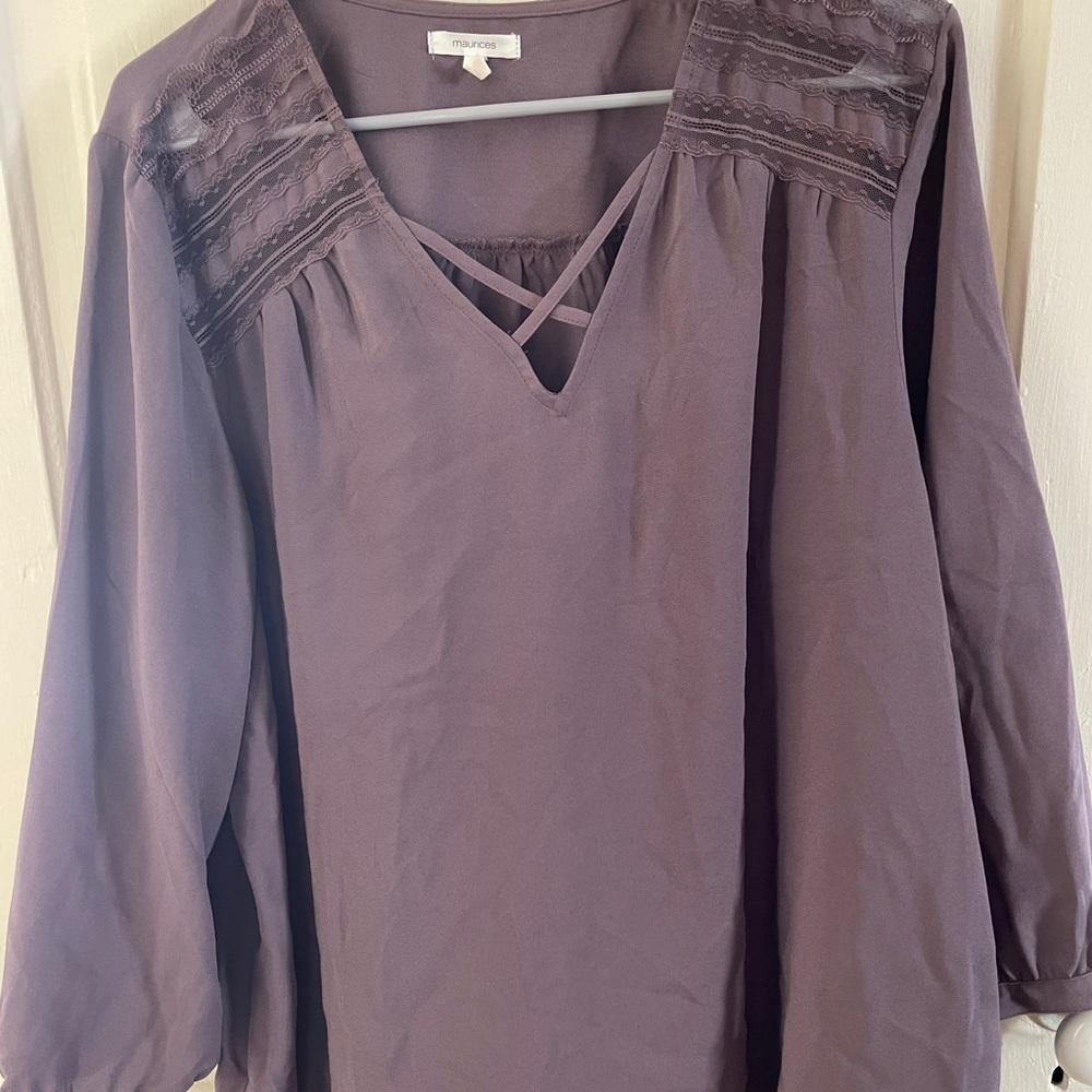 Cute purple long sleeve